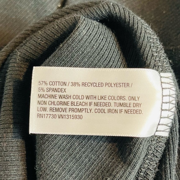 Wild Fable Size Medium M Black Mini Dress Ribbed Stretch Material Square Neck - Picture 8 of 8